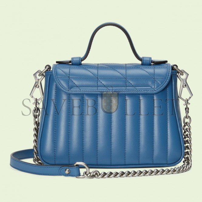 G*u*i gg marmont mini top handle bag 583571 (21*15.5*8cm)